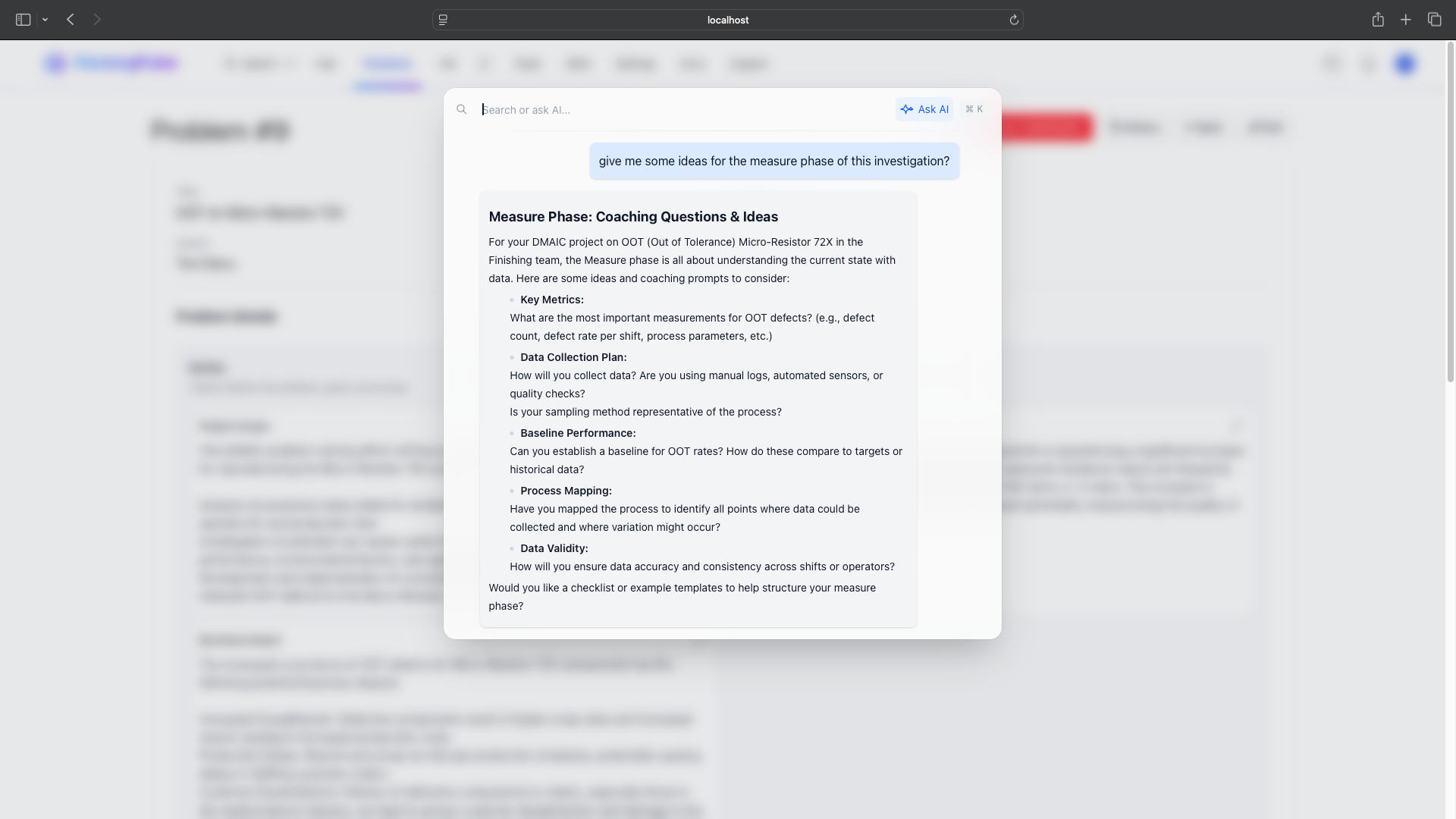 AI-Powered Root Cause Insights screenshot