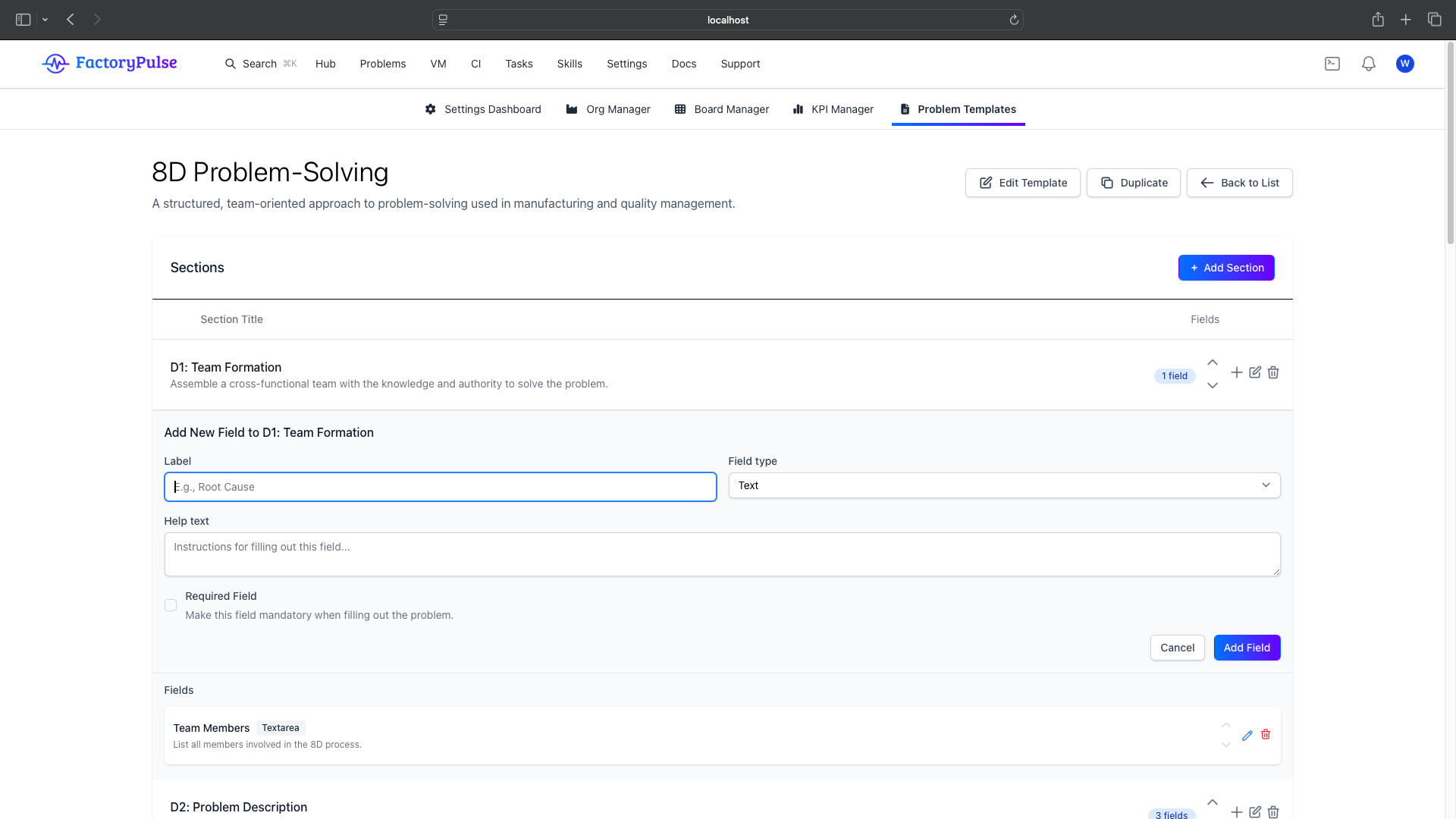 Configurable to Your Methodology screenshot